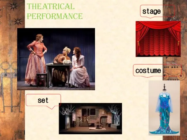 theatrical performance stage costume set