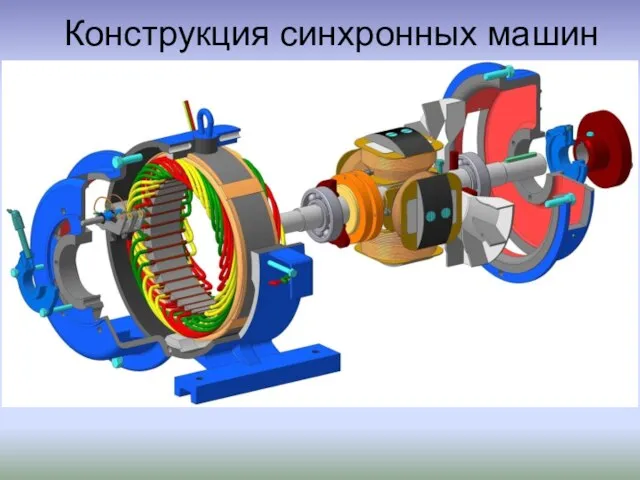 Конструкция синхронных машин