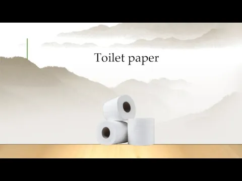 Toilet paper