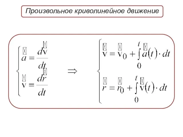 Произвольное криволинейное движение