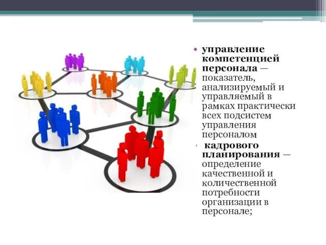 управление компетенцией персонала — показатель, анализируемый и управляемый в рамках практически всех