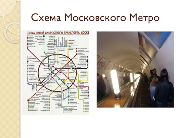 Схема Московского Метро