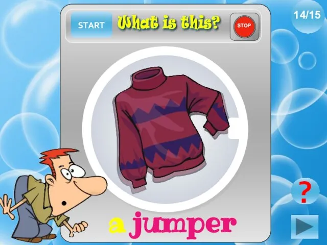 START 14/15 ? a jumper STOP