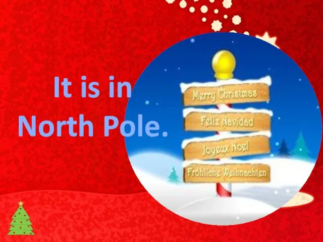 It is in North Pole.