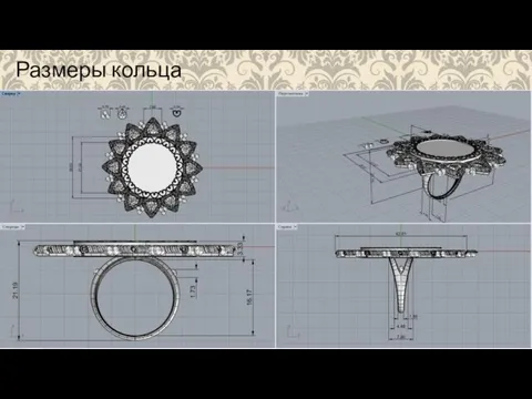 Размеры кольца