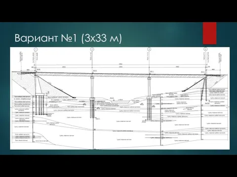 Вариант №1 (3х33 м)