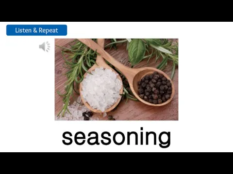 seasoning