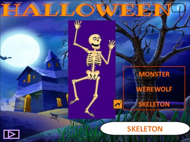 SKELETON SKELETON 6 WEREWOLF MONSTER HALLOWEEN