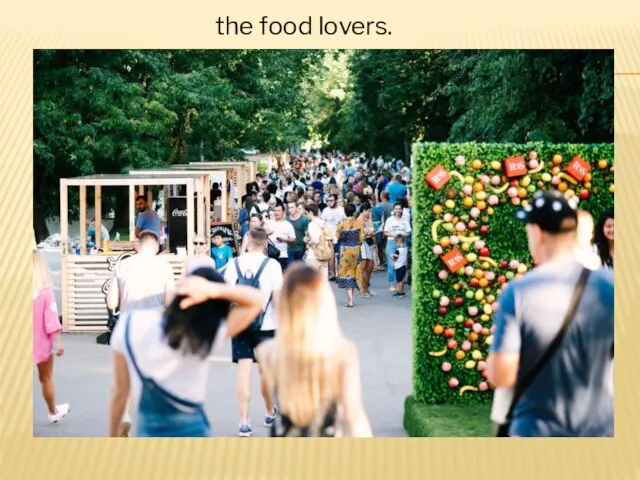 the food lovers.