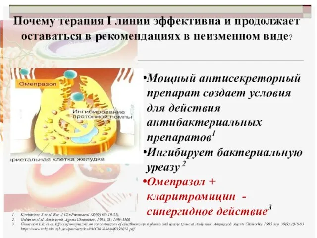 Почему терапия I линии эффективна и продолжает оставаться в рекомендациях в неизменном