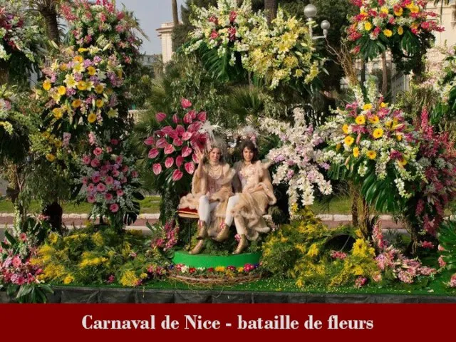 Carnaval de Nice - bataille de fleurs