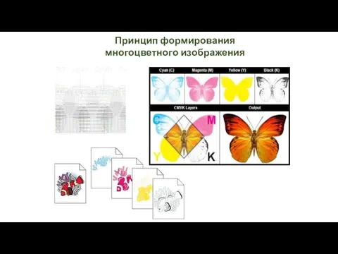 Принцип формирования многоцветного изображения