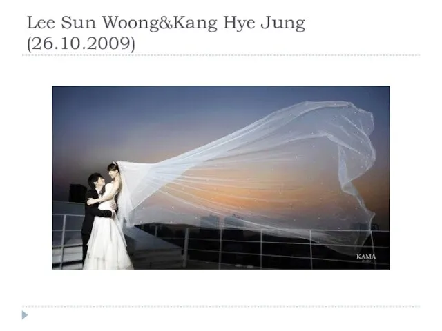 Lee Sun Woong&Kang Hye Jung (26.10.2009)