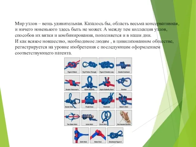 Мир узлов – вещь удивительная. Казалось бы, область весьма консервативная, и ничего