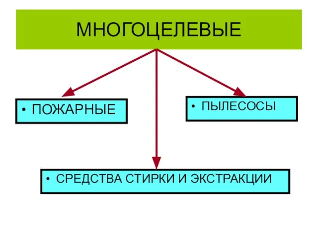 МНОГОЦЕЛЕВЫЕ ПОЖАРНЫЕ ПЫЛЕСОСЫ СРЕДСТВА СТИРКИ И ЭКСТРАКЦИИ