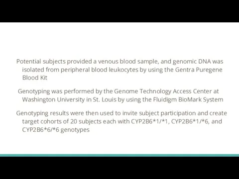 Potential subjects provided a venous blood sample, and genomic DNA was isolated