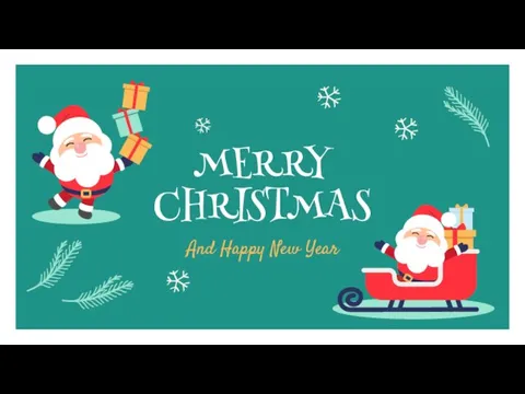 MERRY CHRISTMAS And Happy New Year