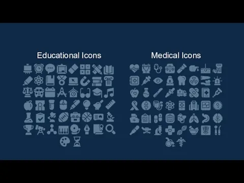 Educational Icons Medical Icons