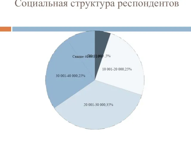 Социальная структура респондентов