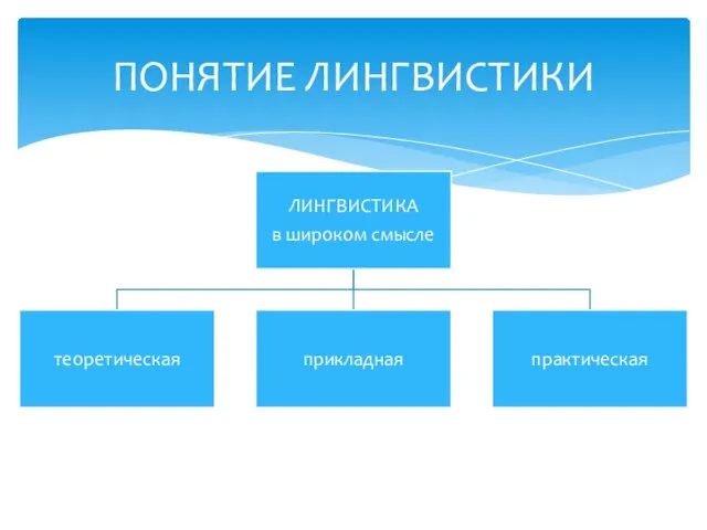 ПОНЯТИЕ ЛИНГВИСТИКИ