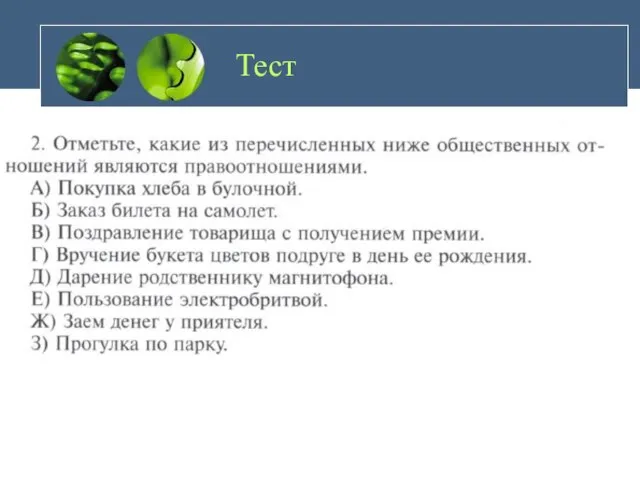 Тест