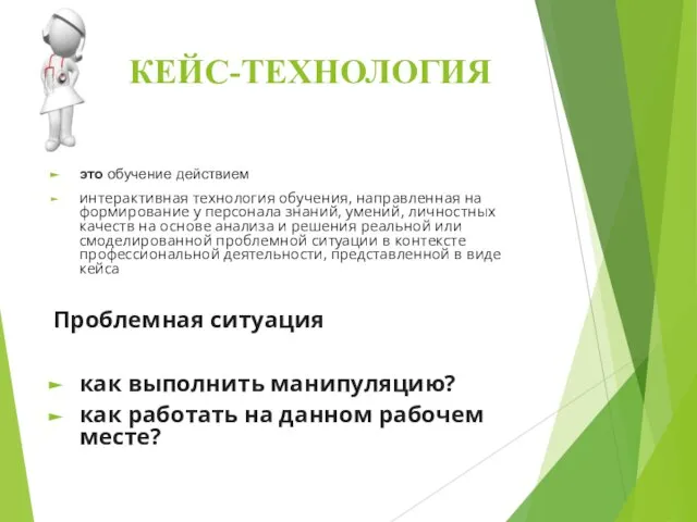 КЕЙС-ТЕХНОЛОГИЯ это обучение действием интерактивная технология обучения, направленная на формирование у персонала