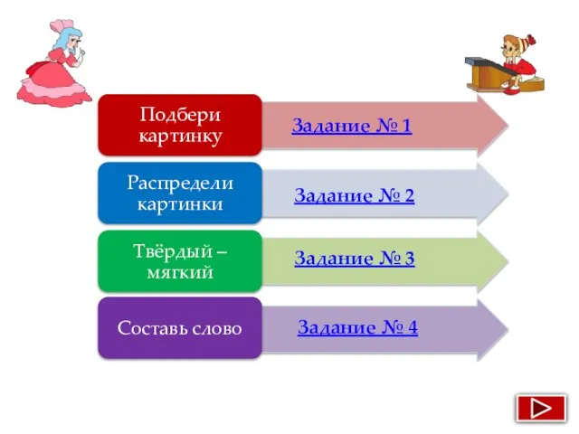 Задание № 1 Задание № 2 Задание № 3 Задание № 4