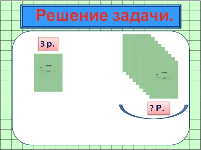 Решение задачи. 3 р. ? Р.