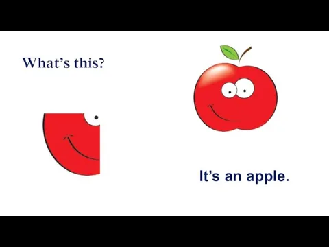 It’s an apple.