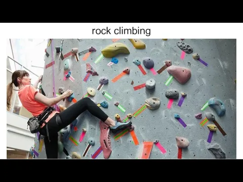 rock climbing