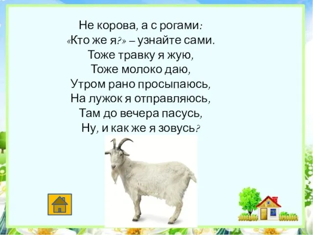 Не корова, а с рогами: «Кто же я?» – узнайте сами. Тоже