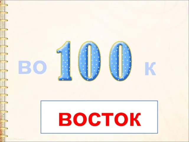 во к восток