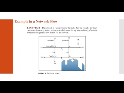 Example in a Network Flow
