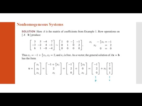 Nonhomogeneous Systems