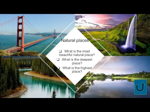 Natural places What is the most beautiful natural place? What is the