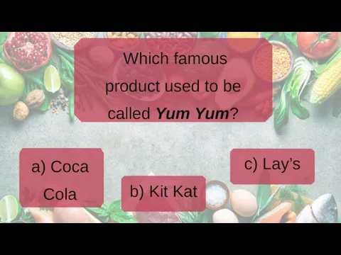 Which famous product used to be called Yum Yum?