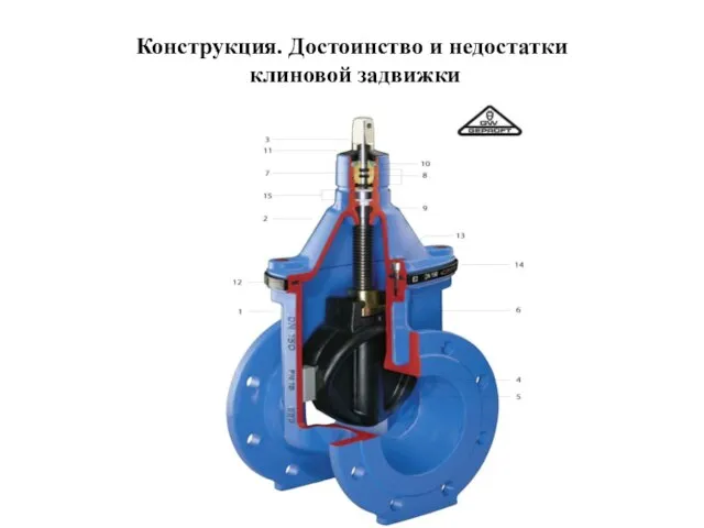 Конструкция. Достоинство и недостатки клиновой задвижки