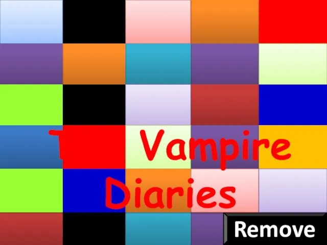 Remove The Vampire Diaries