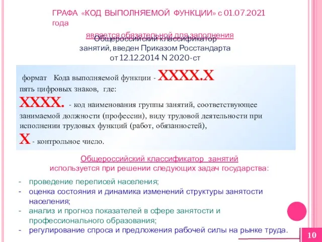 формат Кода выполняемой функции - XXXX.X пять цифровых знаков, где: XXXX. -