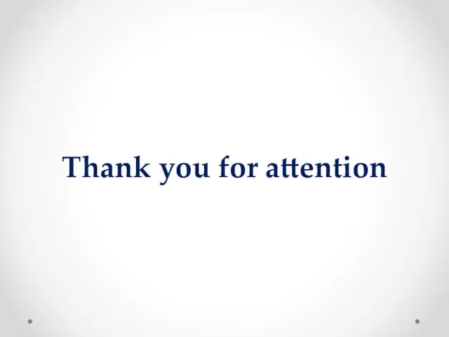 Thank you for attention