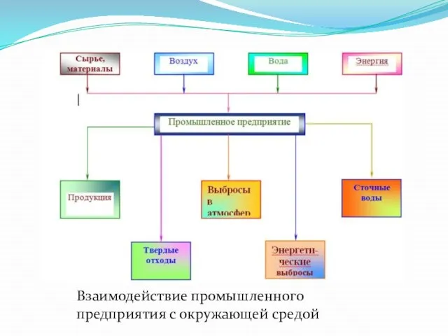 Взаимодействие промышленного предприятия с окружающей средой