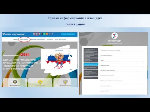 Единая информационная площадка Регистрация