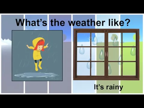 What’s the weather like? It’s rainy
