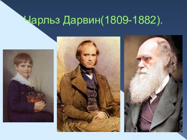 Чарльз Дарвин(1809-1882).