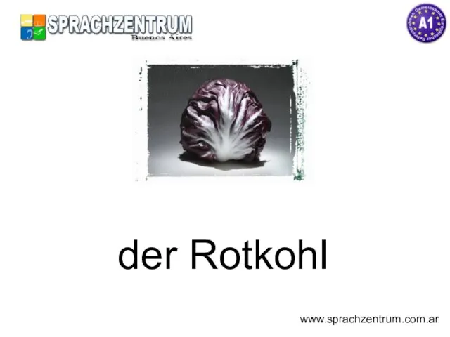 der Rotkohl www.sprachzentrum.com.ar