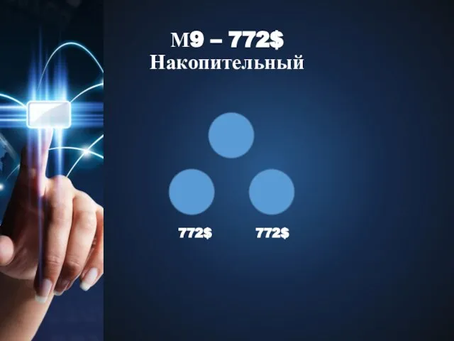 М9 – 772$ Накопительный 772$ 772$