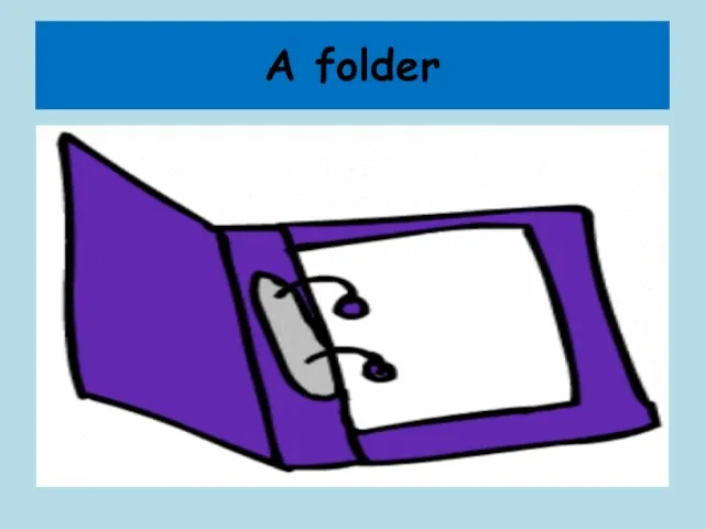 A folder