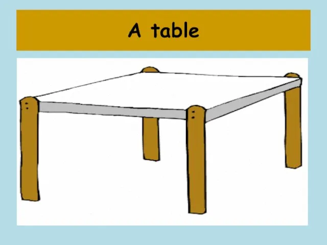 A table