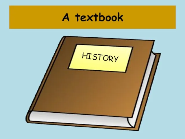 A textbook HISTORY