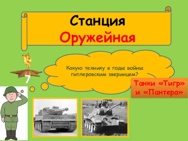 Станция Оружейная 7 Какую технику в годы войны гитлеровским зверинцем? Танки «Тигр» и «Пантера»